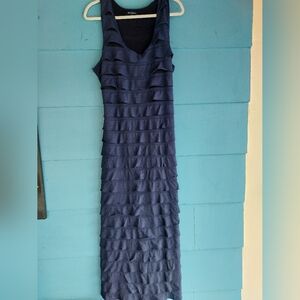 Elegant Navy Sleeveless Dress